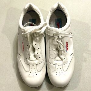 Easy Spirit Mach I White Leather Sneakers
